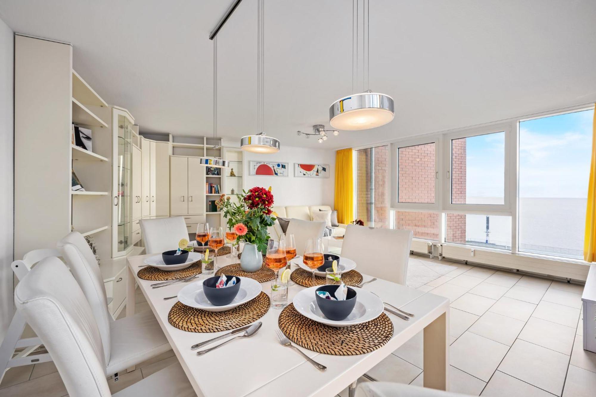 Strand-penthouse, 128 Qm, Maisonette, Parkplatz Wilhelmshaven