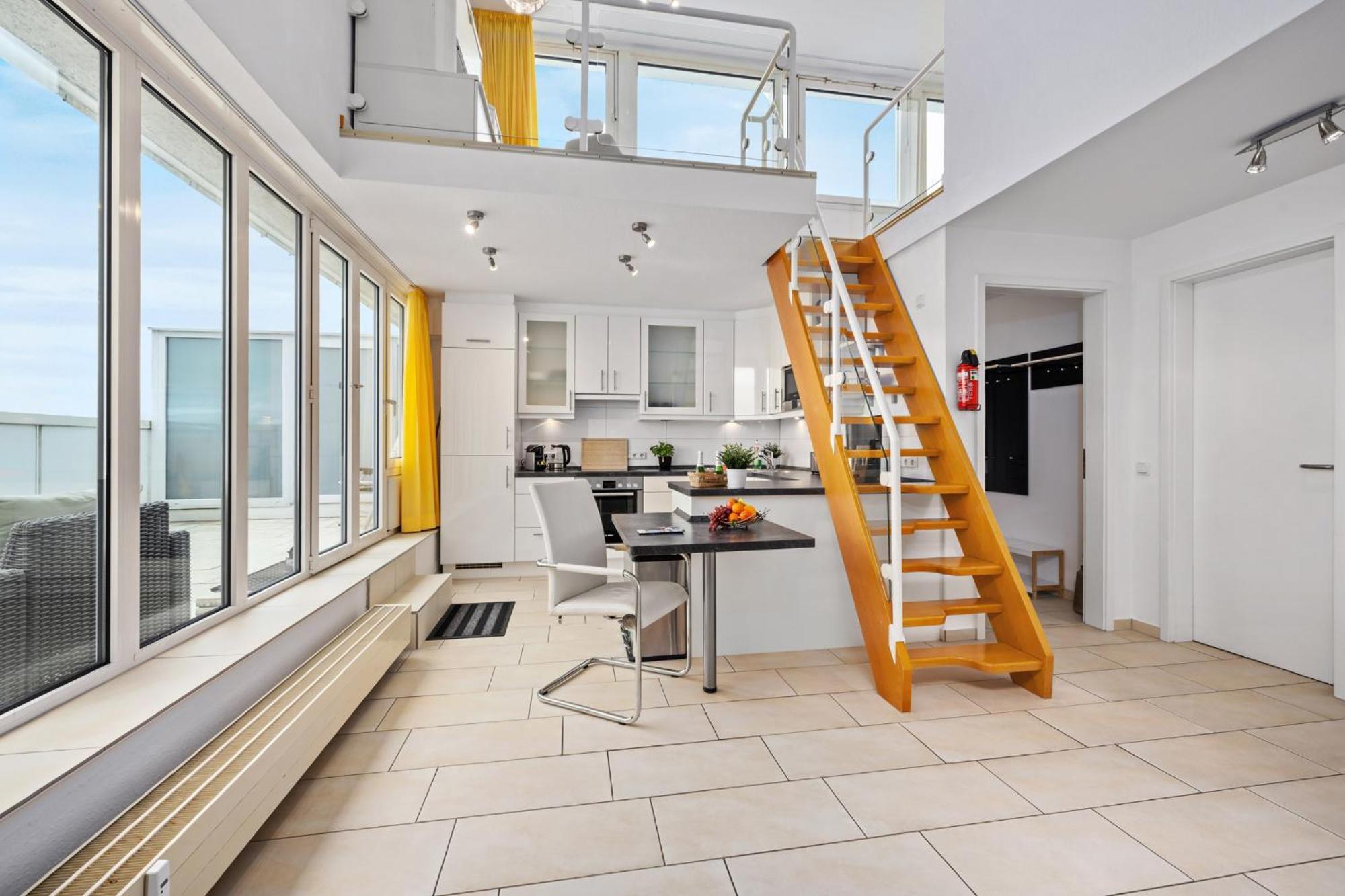 Apartment Strand-penthouse, 128 Qm, Maisonette, Parkplatz *