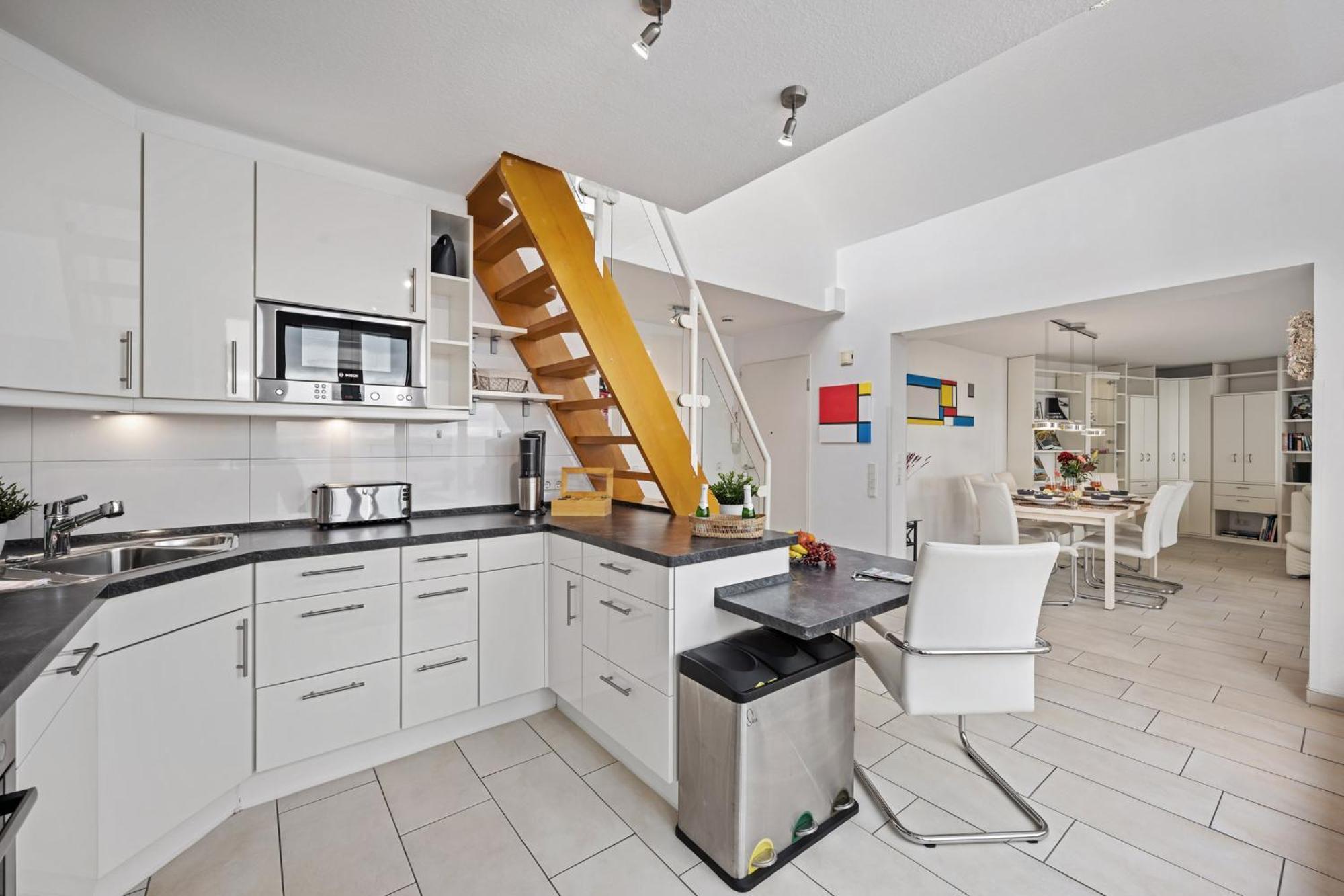 Strand-penthouse, 128 Qm, Maisonette, Parkplatz Wilhelmshaven
