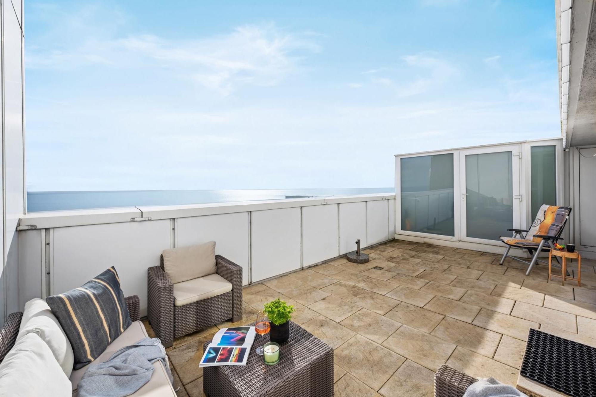 Strand-penthouse, 128 Qm, Maisonette, Parkplatz Apartment *
